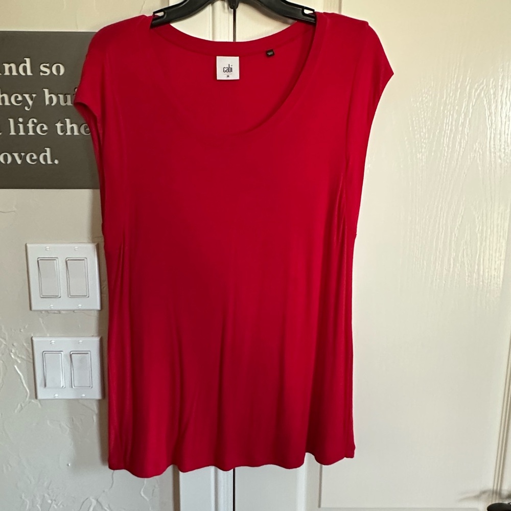 CAbi Scarlet Short Sleeve BlazeTee